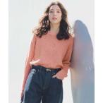 ショッピングラベンダー ニット セーター 「洗える」コットンルレックスリリー カラーニット レディース