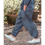 ジーンズ mp13202-Silky Stripe Denim Balloon Pants バルーンパンツ メンズ
