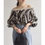 ニット セーター フリンジボートネックニット レディース