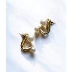 ピアス 「rae」ダブルパールピアス レディース