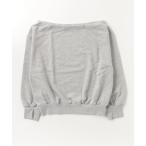 トレーナー スウェット 裏毛オフショルプルオーバー レディース