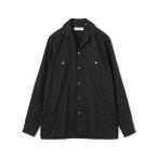 ショッピングシルク シャツ コットンシルク オープンカラー プリントシャツ メンズ