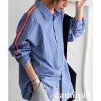 ブラウス シャツ ストライプラインシャツ レディース メンズ