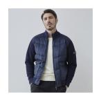 ブルゾン アウター フェイクスエードニットコンビダウンブルゾン メンズ