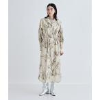 ワンピース ウォータープリントシャツワンピース