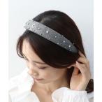 カチューシャ ビジュ×メタルドットクッションカチューシャ