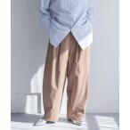 スラックス パンツ タックボリュームカーブパンツ 287446 レディース