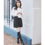パンツ バリエーションタックショートパンツ レディース