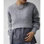 ニット セーター スパンコールニットトップス レディース