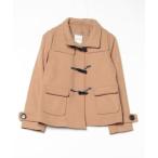 [LOWRYS FARM] полупальто "даффл коут" L Brown женский 