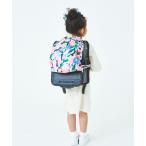 エコバッグ レトロフラワー・アートチェックはっ水ナップサック