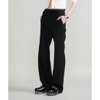 パンツ 「H」ダブルクロス スリム ブーツカットパンツ レディース
