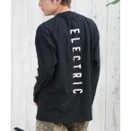 tシャツ Electric/エレクトリック 長袖Tシャツ/ロンT バックプリント E25STM01 メンズ レディース