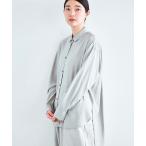 ブラウス シャツ ata shirts 1. / テンセル 長袖オーバーシャツ レディース