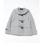 [green label relaxing] полупальто "даффл коут" 36 серый женский 