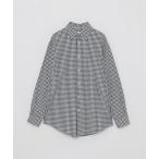 ブラウス シャツ GREY LABEL ギンガムチェックレギュラーカラーシャツ レディース