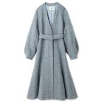 ショッピングファーファ 「FURFUR」 ノーカラーコート ONE SIZE ブルー レディース