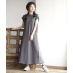 「e-zakkamania stores」 「iviey」半袖ワンピース フリー チャコール レディース