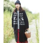 「Sunny clouds」 コート MEDIUM ブラック レディース