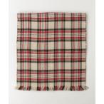 [BAYFLOW] в клетку палантин - бежевый женский 