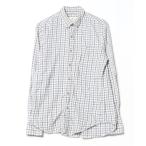 [American Eagle] в клетку длинный рукав фланель рубашка M серый мужской 