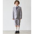フォーマル 発表会 卒園式 入学式 グレーJK+ショートパンツセット キッズ 子供服 男の子