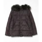 ショッピングnano 「NANO universe」 ダウンジャケット 38 ブラック レディース