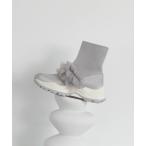 「RANDA」 ショートブーツ LL グレー レディース