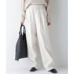 パンツ キュプラ２タックイージーセミワイドパンツ レディース