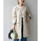 「TAION」 ダウンコート ONE SIZE ベージュ レディース