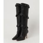 ショッピングロングブーツ 「Manolo Blahnik」 ロングブーツ 35 ブラック レディース