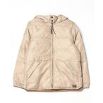 「ARMEN」 花柄ダウンジャケット - ベージュ レディース