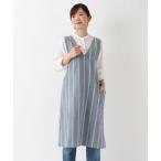 エプロン ダブルストライプ エプロン