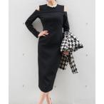 ドレス ショルダーカットオフドレス