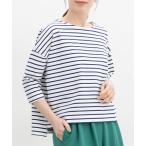 tシャツ 7分袖ボーダーTシャツ レディース