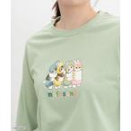 tシャツ mofusand/長袖Tシャツ レディース