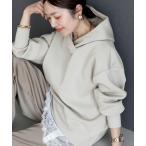 ショッピングVita ニット セーター ダンボールサイドベンツパーカー レディース