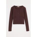 カーディガン THROW 2P BUTTON L/S CD ツーピー ボタン ロングスリーブ カーデ レディース