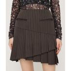 スカート RANDOM HEM PLEATS S/SK ランダムヘム プリーツ ショートスカート