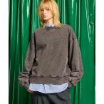 トレーナー スウェット 「UNISEX」Prime-Over Chemical Over-Dye Sweat Crew Knit Pullover/プ