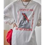 tシャツ カラーロゴフォトロンTee レディース