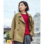 トレンチコート コート ＴＨＲＥＥ　ＦＩＦＴＹ　ＳＴＡＮＤＡＲＤ　フロントダブルの裏ボアコート レディース