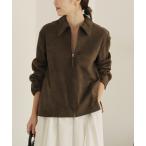 コート アウター 「追加」R’IAM スウェードブルゾン レディース