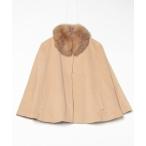 ショッピングポンチョ 「MANOUQUA」 ポンチョコート - ベージュ レディース