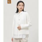 カーディガン 「L」「シーズンレスに活躍！」「ウォッシャブル」テックスブリッドニットカーディガン レディース