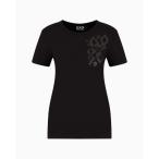 tシャツ 「エンポリオ アルマーニ EA7」Graphic Series クルーネックTシャツ ストレッチコットン レディース