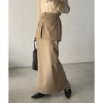 スカート 2SETレイヤードスカート