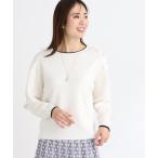 ニット セーター 「春SALE/WEB限定カラーあり/セットアップ可」ダブルジャカードニット レディース