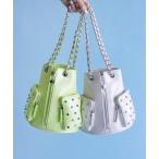 ショルダーバッグ バッグ Casselini(キャセリーニ)ラインストーンサンカクショルダー レディース