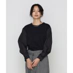 ショッピングコムサ tシャツ ポンチ 袖パフカットソー レディース